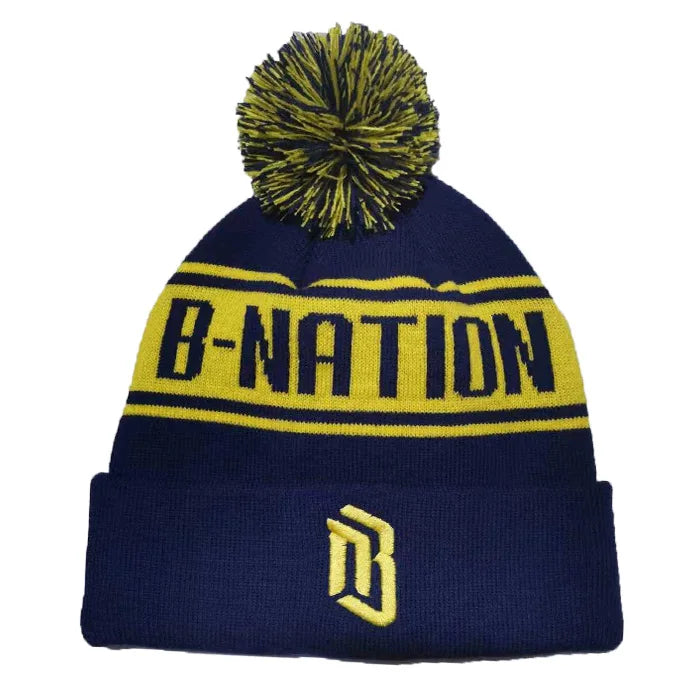 Low MOQ Design Your Own logo Pompom Beanies Hat Winter Hat