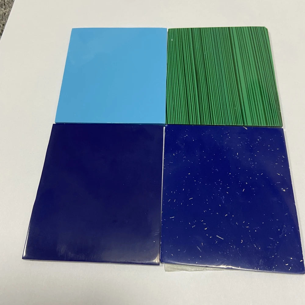 Custom Size 60x70x2 Big Size Hand Make Synthetic Turquoise Stone Square Sheet Loose Gemstone