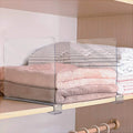 2022 Factory 30*3*23.5cm Hot Sell Plastic Shelf Dividers Transparent Shelf  Dividers Multifunctional Clear Shelf Separator