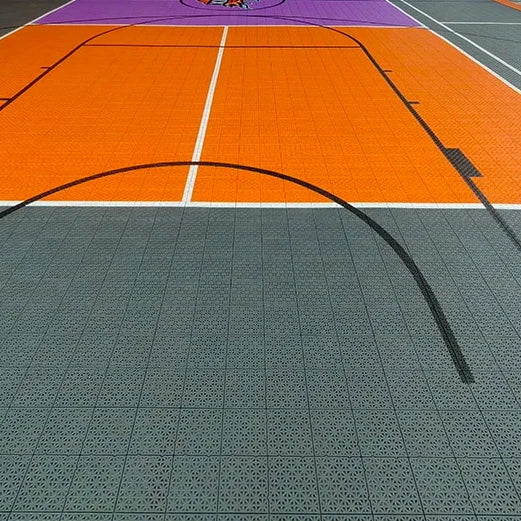 Multipurpose Outdoor Pickleball Court Flooring PP Interlocking Sports Click Install System