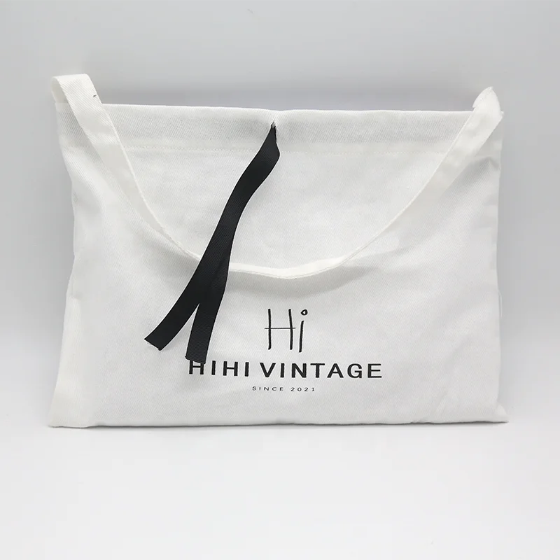 Customized Shopping Bag Cotton Twill Bag Pouch With Handle Reusable Shopping Bag