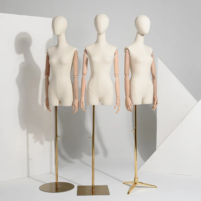 Hot Selling Female Plastic Clothing Display Torso