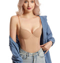 Wholesale Black Corset Bodysuit Scrunch Butt Belly Control Sculpting Body Shaper Steel Boned One Piece Shapewear Bodysuit