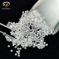 SICGEM Synthetic Lab Created White Moissanite Loose Gemstones 0.7mm-2.9mm Color Play/Fire for Jewelry Making