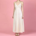 Women Night Dress Maxi Slip Nightgown Vintage Sheer Lace Chiffon Sleeping Wear Dress