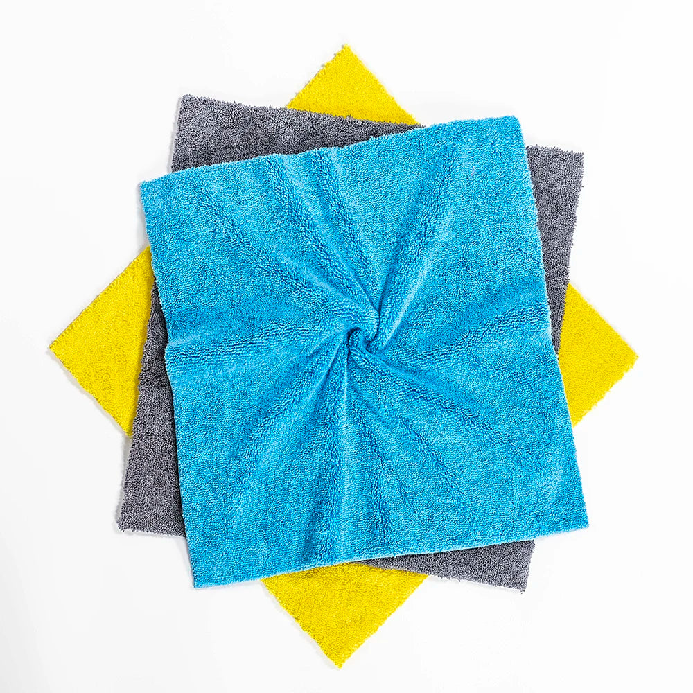 400gsm  Microfiber Dual Pile Towel for Soft Scratch-free Wiping Quickly Remove Details Long Short Cloth