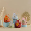 Mini Wedding Decoration Fashionable Wedding Gift PU Leather Cute Candy Box Imitated Leather Bag