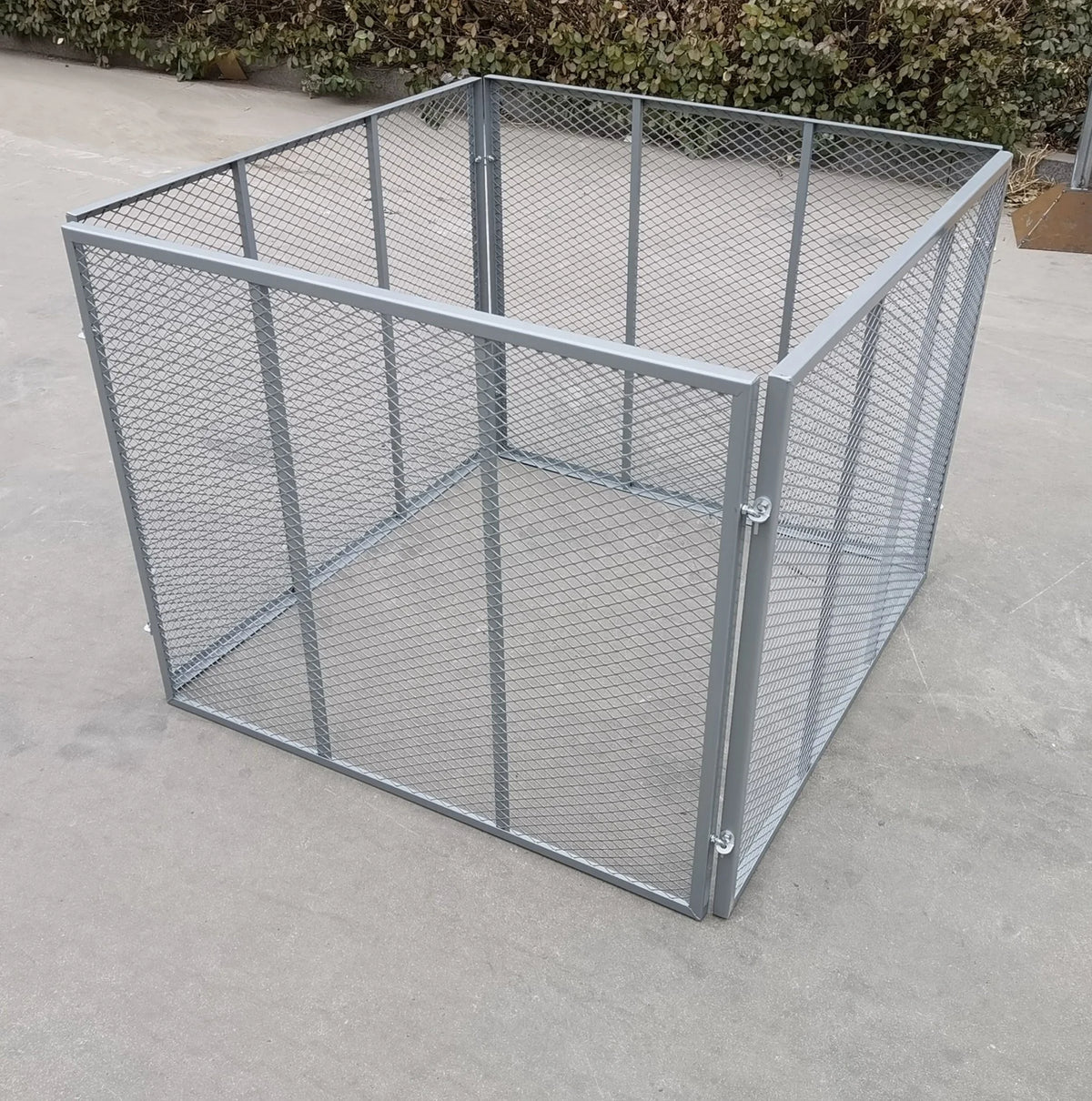 Hot Dipped Galvanized Expanded Metal Wire Mesh Garden Compost Cage
