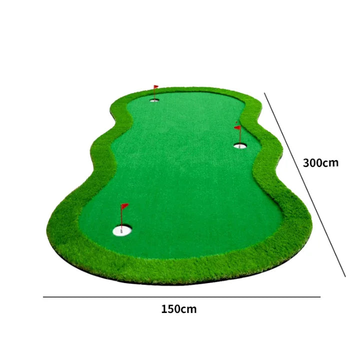 Factory Discount Sale Golf Putting Green Portable Golf Mini Practice Putter  Outdoor Indoor Putting Green Golf Putting Mat
