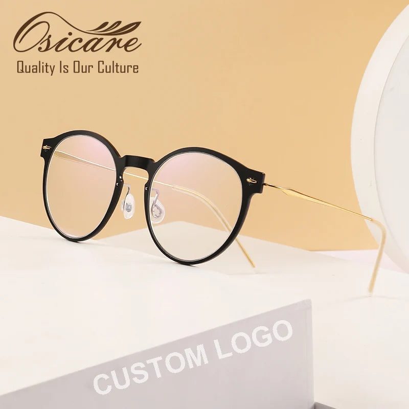 Osicare High End Quality New Prescription Lunettes Optiques Specs Spectacles Children Eyeglasses Titanium Kids Glasses Frames