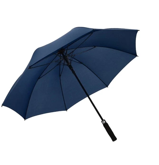 54/62/68 Inch Semi Golf Umbrella Extra Large Oversize Windproof Waterproof Stick Promotional Branded Golf Umbrellas