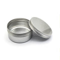 Candle/cosmetic Screw Top Container Tin Jar Round Silver Aluminum 200g 92*45mm 200 Ml Cosmetic Metal Aluminum Jar 200ml