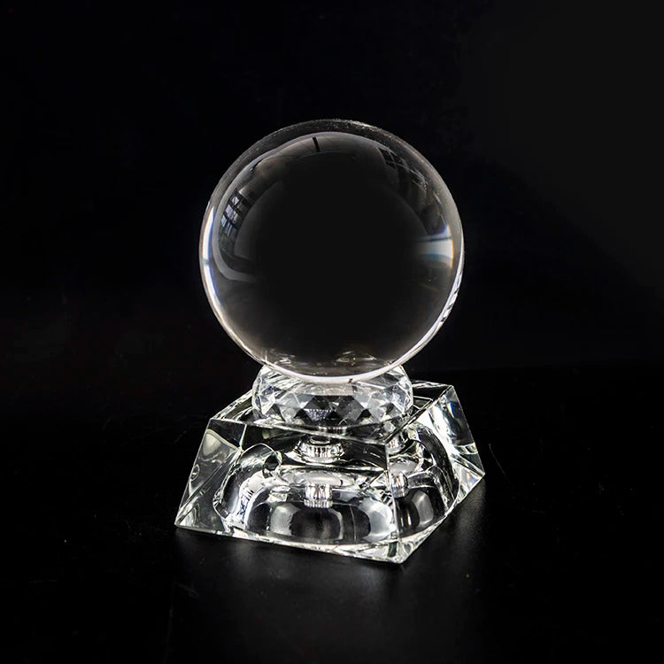 Wholesale Premium LED Crystal Display Base with Custom Logo and Gift Box for Handmade Crafts and Business Gifts