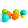 Wooden Outdoor Party Game Family Yard Game  Wooden Colourful Ball Set Wooden Petanque Toy for Kids