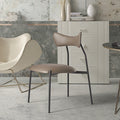 Modern Minimalist Italian Leather Chair Full Leather Art Super Soft Leisure Chair for Bedroom Hotel Restaurant
