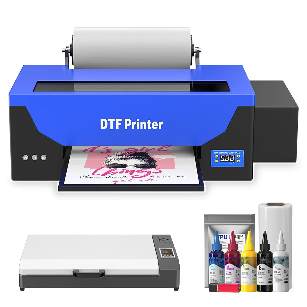 Dtf Printer T-shirt Shoes Etc R1390 Textile Printing Machine Dtf Oven and Printer Automatic Printhead Cleaning System for Sale