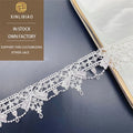 Sparkling Single-Sided Lace with Light Bead Decoration Women's Accessories for Shoes and Bags Factory Direct Sales