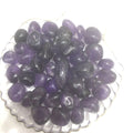 Wholesale High Quality Dark Uruguay Amethyst Tumble Fengshui Reiki Quartz Crystal Tumbled Stone for Decoration