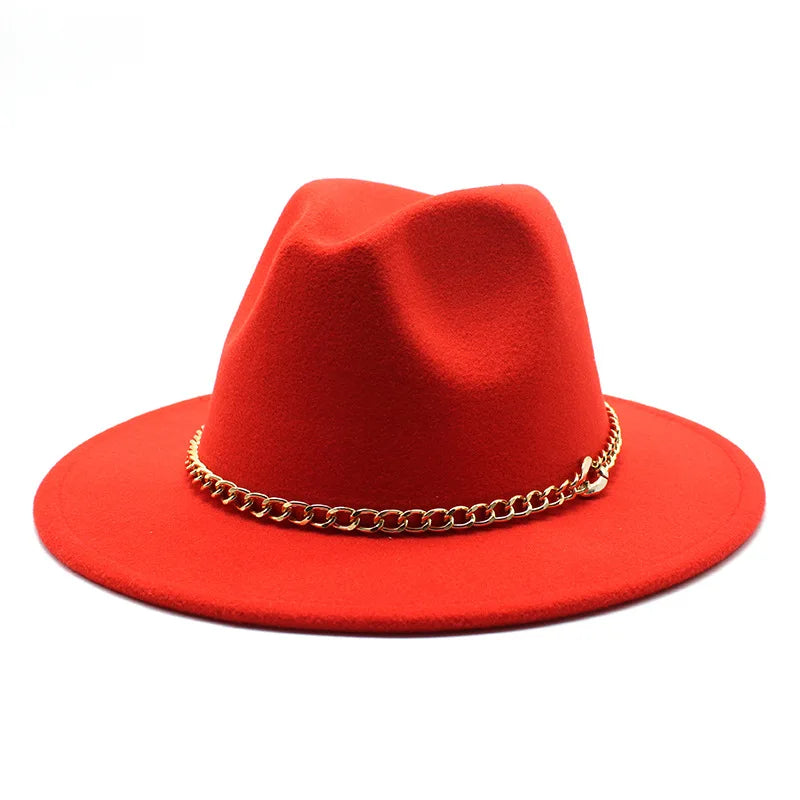 2024 Vintage Women Fedora Caps OEM Design Winter Party Fake Wool Female Felt Hat Promotional Hats & Caps