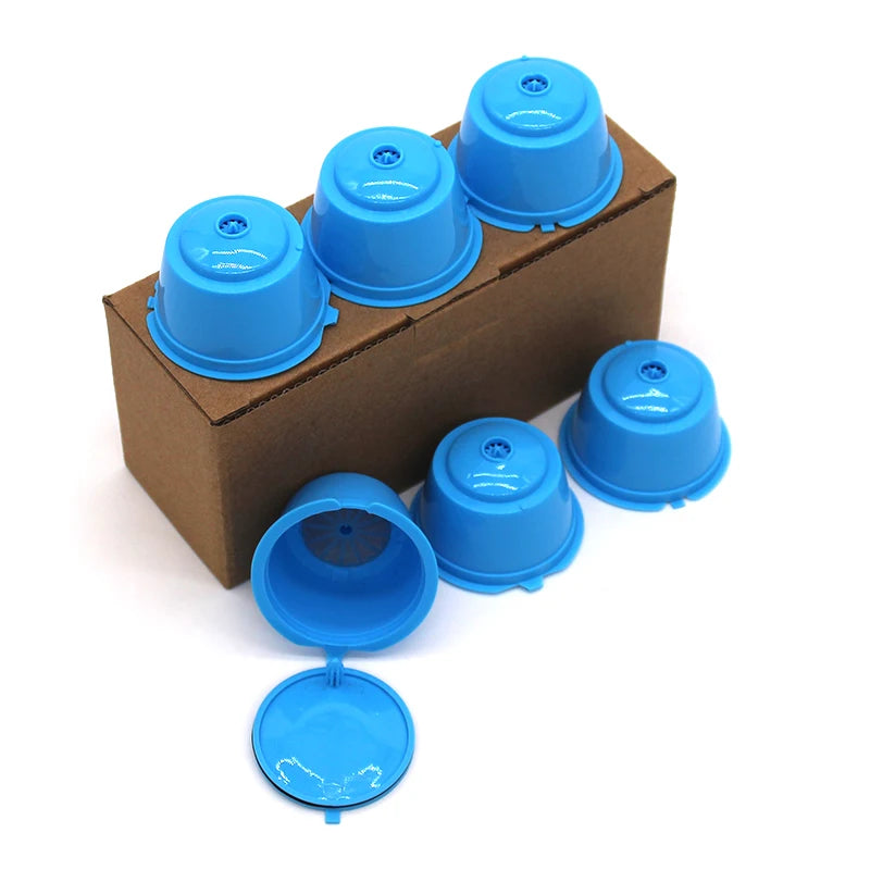 Best Selling Eco-Friendly Plastic Reusable Coffee Capsules with Lid 30ML CE Certified Portable for Camping Dolce Gusto