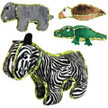 Factory Wholesale Indestructible Squeaky Plush Dog Toys Durable Animal Chew Toys for Aggressive Chewers