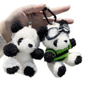 New Sweater Bear Panda Plush Keychain Pendant Kawaii Stuffed Animal Toys Plushie Doll Teddy Bear Keychain for Claw Machine
