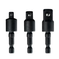 360° air Screwdriver Sleeve Connecting Section 1/2 Electric Hexagonal Handle square Head Socket Rotary Adapter Connect Rod Tool