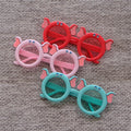 Fashion Trends Cute Cartoon Little Elephant Girls Kids Sunglasses UV400 Protection Acrylic Lenses PC Green Yellow Purple Red