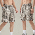 Custom 240G Summer Camouflage Shorts for Men Sport Loose Cotton Men Shorts Men's Running Shorts Mens Cargo Shorts