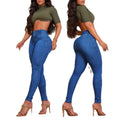 Sexy Lace up Back Skinny Jeans Women High Waisted Butt Lift Denim Pants Y2K Fashion Hollow Out Streetwear Slim Fit Trouser 2026