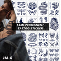 Factory Stock A3 Juice Genipin Temporary Tattoo Sticker Art Paper 2 Weeks Semi Permanent Printing Process