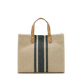 SG0526 Korean Woman Carrying Briefcase Business Bag Striped Large Capacity square Canvas Tote Bag Customized Custom logo
