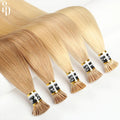 I Tip Hair Extensions Wholesale Human Doble Drawn Itip Extension Vendor Afro Straight Cuticle Aligned I Tip Remy Hair Extensions