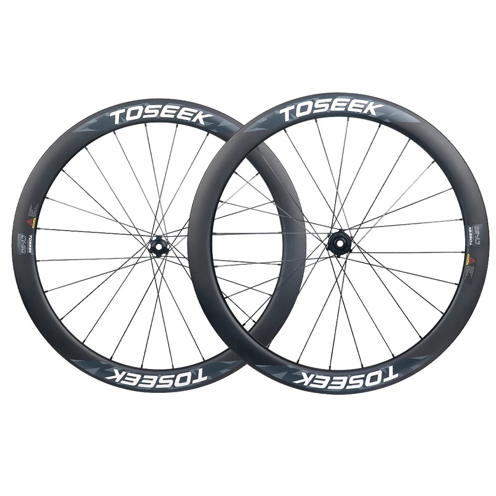 Hot Sale Factory Manufacturing Lightweight Carbon Fiber Bike Wheelset 700C Road Disc Bicycle Wheels Custom Rims for Road Bike