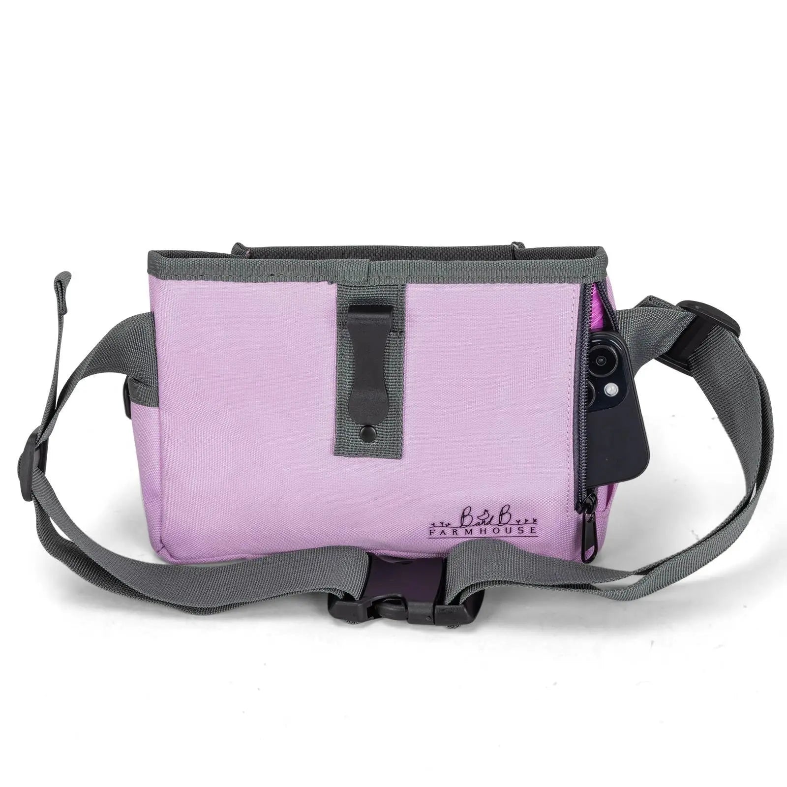 Best Purple Dog Waist Fanny Pack for Walking Training Treat