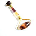 Natural Fluorite Jade Massage Roller Face Neck Eye Body Anti Ageing Therapy