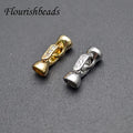 High Quality Accessories 18K Gold Plated CZ Setting Openable Clasp for Bracelet Necklace Making Findings