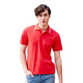 Men's Customized V-Neck POLO Shirt Solid Color Cotton Casual Business Short Sleeve Work Clothes Knitted Lapel Streetwear Direct