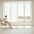 ZSTARR Custom Size Triple Fabric Sheer Semi Blackout Motorized Remote Control Smart Alexa Google Window Shangri-La Shades Blinds