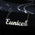 Hot Selling Stainless Steel DIY English Letter Necklace Custom Name Family Members Personalized Fashion Jewelry Necklace
