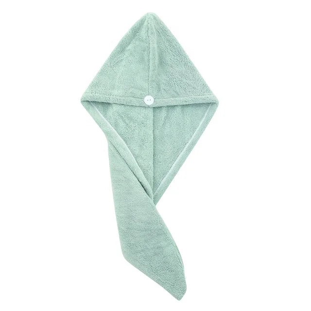 Fast Dry Hair Towel Drying Microfiber Custom logo Hair Towel