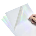 A3 A4 Glossy RC PET Printable Transparent Rainbow Holography Vinyl Sticker Paper for Inkjet Printer