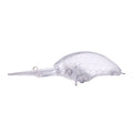 Wholesale CB043-0 9cm 10g Artificial Hard Bait Unpainted Blank Crankbait Fishing Lures with Long Tongue Board