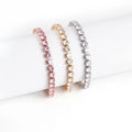 Wholesale Fashion Accessory Bracelets for Women Jewelry Stainless Steel Cubic Zirconia Jewelry 18 k Gold Plated Jewelry