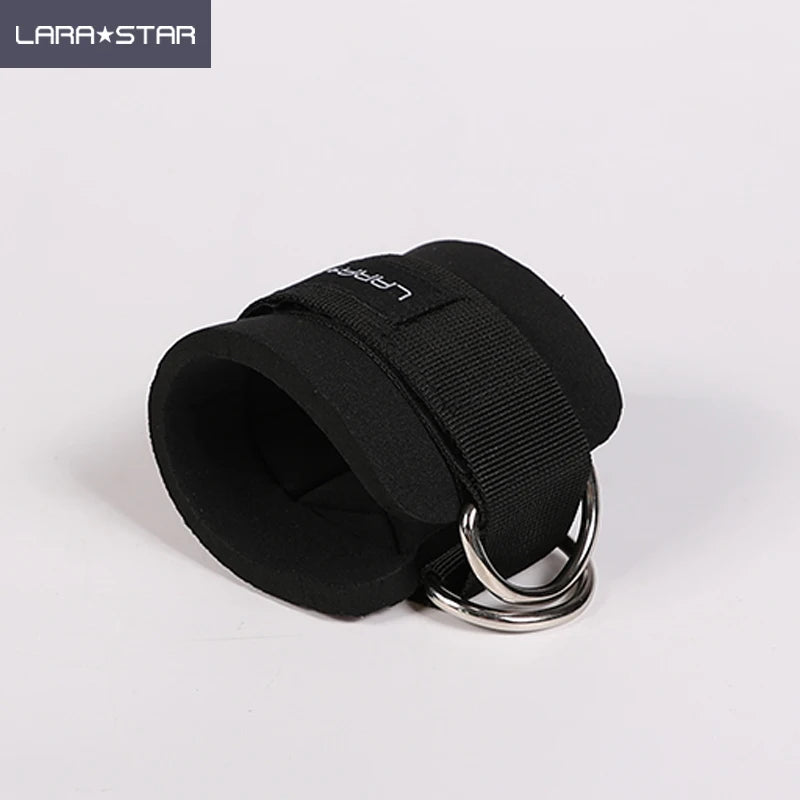 LS0124 Premium Neoprene Padded Ankle Support Wraps Customized Fitness Cuffs for Gym Workouts