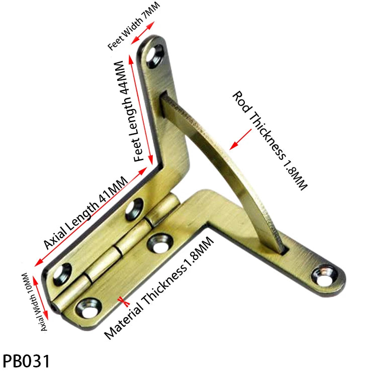 Metal Accessories Antique Brass Hinges for Jewellery Boxes