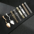 Personality Fashion Men's Copper Tie Clip Trendy Wedding & Anniversary Accessories Street Photography Gift