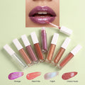New Arrival Nude Color Vegan Liquid Hydrating Lip Gloss OEM Private Label Customizable Shimmer