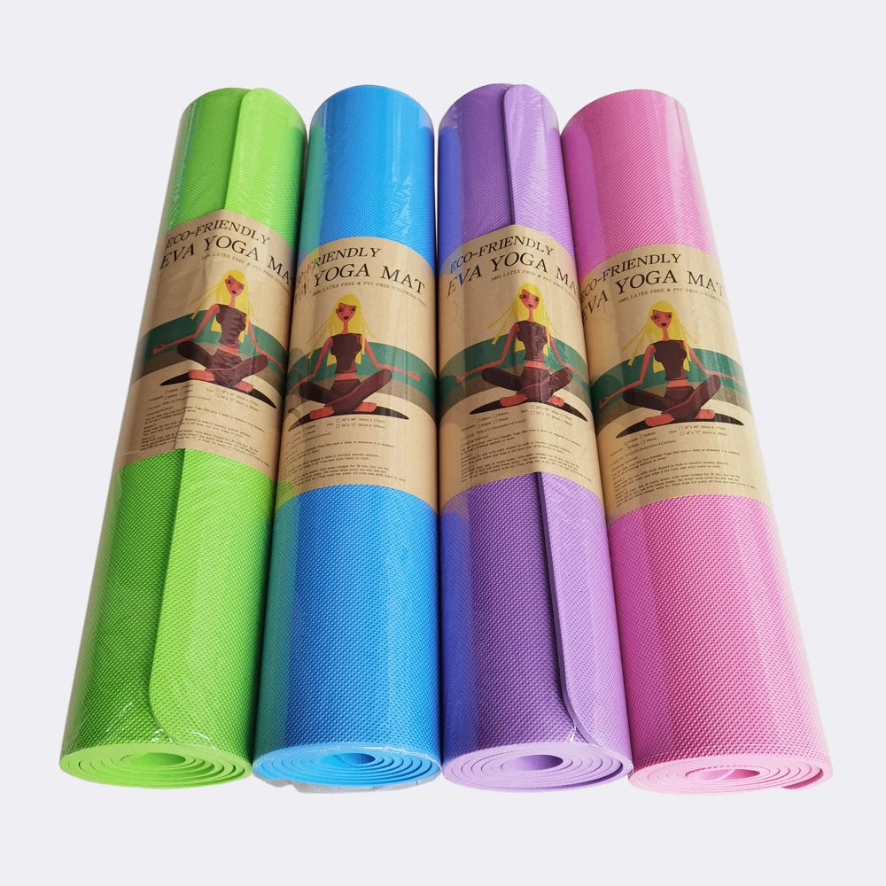 High Density EVA Foam Yoga Mat Pad for Home Fitness Workout for Home Yoga Practice
