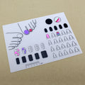 Custom Silicone Nail Art Mat Palette Nail Practice Table Mat Stickers Beginner Training UV Gel Polish Printed Pads